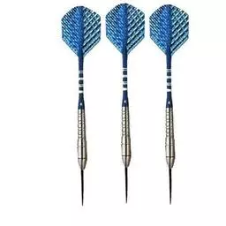 Click here to learn more about the Laser Darts The K.C.'s Smooth Fixed Point Steel Tip Darts.
