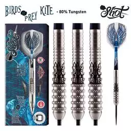 Click here to learn more about the Shot! Darts Birds of Prey Kite 80% Tungsten Steel Tip Darts 23 Grams.