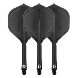 Click here to learn more about the Shot! Darts Flight Deck-One Piece Dart Flight and Shaft System-Black.