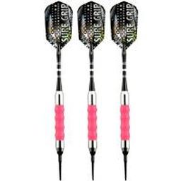 Click here to see larger photo of the Sure Grip &trade; Neon Pink Soft Tip Darts.
