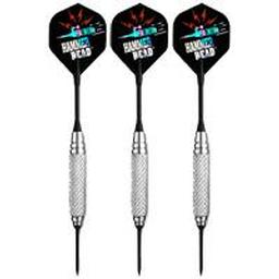 Click here to see larger photo of the Bottelsen Hammer Head Super Alloy Diamond Knurl Steel Tip Darts.