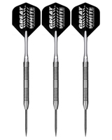 Click here to see larger photo of the Bottelsen Great White Fixed Point Smooth Barrel Steel Tip Darts .