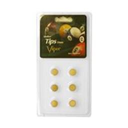 Clearance - Viper Leather Pool Cue Tips 13mm