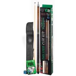 Click here to see larger photo of the McDermott Deluxe Pool Cue Kit.