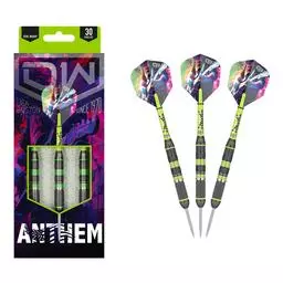 Click here to learn more about the DW (Dart World) Anthem Steel Tip Darts.