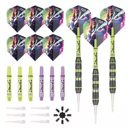 Click here to learn more about the DW (Dart World) Anthem Soft Tip Darts.