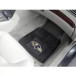Click here to learn more about the Baltimore Ravens Heavy Duty 2-Piece Vinyl Car Mats 17"x27".