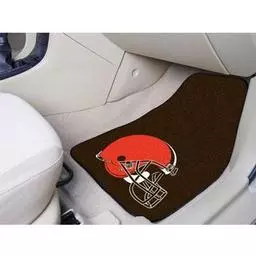 Click here to learn more about the Cleveland Browns 2-piece Carpeted Car Mats 17"x27".