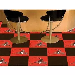 Click here to learn more about the Cleveland Browns Carpet Tiles 18"x18" tiles.