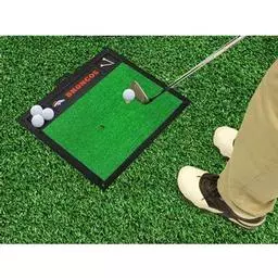 Click here to learn more about the Denver Broncos Golf Hitting Mat 20" x 17".