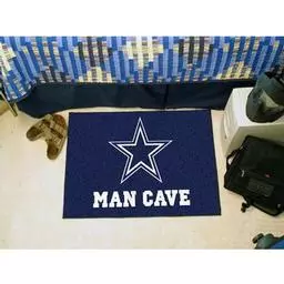 Click here to learn more about the Dallas Cowboys Man Cave Starter Rug 19"x30".