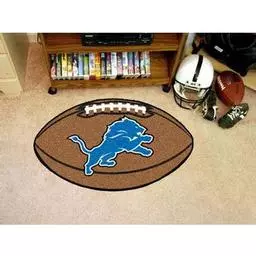 Click here to learn more about the Detroit Lions Football Rug 20.5"x32.5".