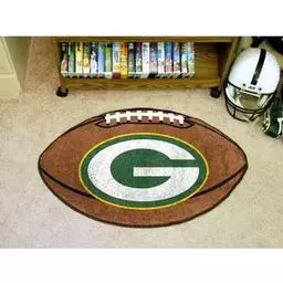 Click here to learn more about the Green Bay Packers Football Rug 20.5"x32.5".