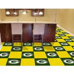 Click here to learn more about the Green Bay Packers Carpet Tiles 18"x18" tiles.
