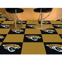 Click here to learn more about the Jacksonville Jaguars Carpet Tiles 18"x18" tiles.