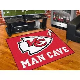 Click here to learn more about the Kansas City Chiefs Man Cave All-Star Mat 33.75"x42.5".