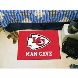 Click here to learn more about the Kansas City Chiefs Man Cave Starter Rug 19"x30".