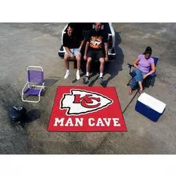 Click here to learn more about the Kansas City Chiefs Man Cave Tailgater Rug 5''x6''.