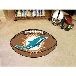 Click here to learn more about the Miami Dolphins Football Rug 20.5"x32.5".