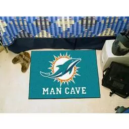 Click here to learn more about the Miami Dolphins Man Cave Starter Rug 19"x30".
