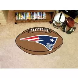 Click here to learn more about the New England Patriots Football Rug 20.5"x32.5".
