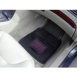 Click here to learn more about the New York Giants Heavy Duty 2-Piece Vinyl Car Mats 17"x27".