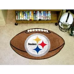 Click here to learn more about the Pittsburgh Steelers Football Rug 20.5"x32.5".