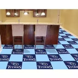 Click here to learn more about the Tennessee Titans Carpet Tiles 18"x18" tiles.