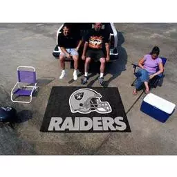 Click here to learn more about the Oakland Raiders Tailgater Rug 5''x6''.