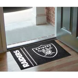 Click here to learn more about the Oakland Raiders Uniform Inspired Starter Rug 20"x30".