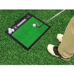 Click here to learn more about the Oakland Raiders Golf Hitting Mat 20" x 17".