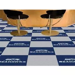 Click here to learn more about the Seattle Seahawks Carpet Tiles 18"x18" tiles.