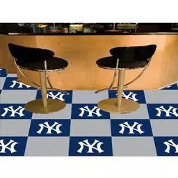 Click here to learn more about the New York Yankees Carpet Tiles 18"x18" tiles.
