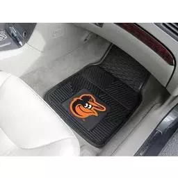 Click here to learn more about the Baltimore Orioles Heavy Duty 2-Piece Vinyl Car Mats 17"x27".