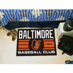Click here to learn more about the ore Orioles Baseball Club Starter Rug 19"x30".