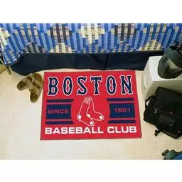 Click here to learn more about the Red Sox Baseball Club Starter Rug 19"x30".