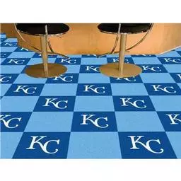 Click here to learn more about the Kansas City Royals Carpet Tiles 18"x18" tiles.