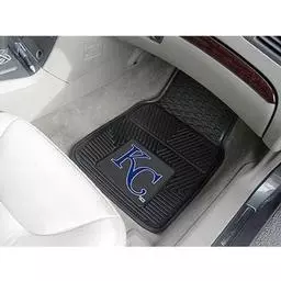 Click here to learn more about the Kansas City Royals Heavy Duty 2-Piece Vinyl Car Mats 17"x27".