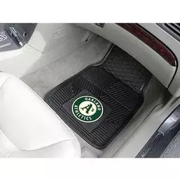 Click here to learn more about the Oakland Athletics Heavy Duty 2-Piece Vinyl Car Mats 17"x27".