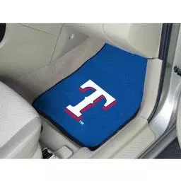 Click here to learn more about the Texas Rangers 2-piece Carpeted Car Mats 17"x27".