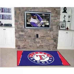 Click here to learn more about the Texas Rangers Rug 4''x6''.