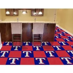 Click here to learn more about the Texas Rangers Carpet Tiles 18"x18" tiles.