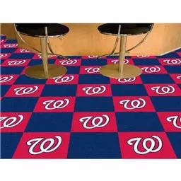 Click here to learn more about the Washington Nationals Carpet Tiles 18"x18" tiles.