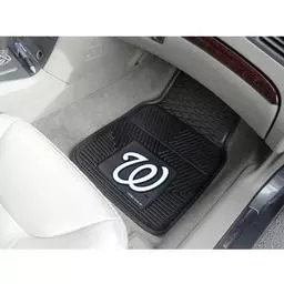 Click here to learn more about the Washington Nationals Heavy Duty 2-Piece Vinyl Car Mats 17"x27".