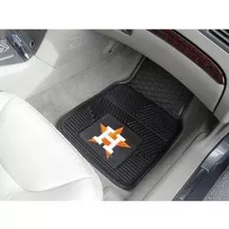 Click here to learn more about the Houston Astros Heavy Duty 2-Piece Vinyl Car Mats 17"x27".