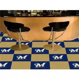 Click here to learn more about the Milwaukee Brewers Carpet Tiles 18"x18" tiles.