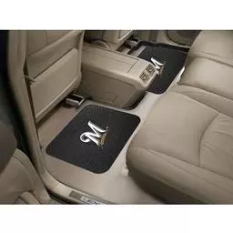 Click here to learn more about the Milwaukee Brewers Backseat Utility Mats 2 Pack 14"x17".