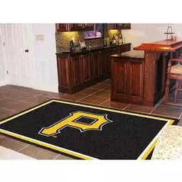 Click here to learn more about the Pittsburgh Pirates Rug 5''x8''.