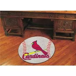 Click here to learn more about the St. Louis Cardinals Baseball Mat 27" diameter.