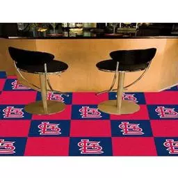 Click here to learn more about the St. Louis Cardinals Carpet Tiles 18"x18" tiles.